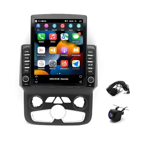 EUBUY Android 13 [2GB+32GB] Car Radio Compatible for D-odge RAM 1500-5500 2013 2014 2015 2016 2017 2018 with Wireless CarPlay Android Auto, 9 Inch Car Radio with GPS WiFi Blue-Tooth AHD Backup Camera