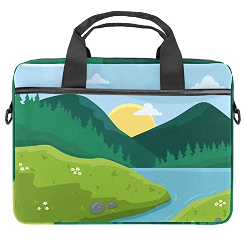 Sacoche ordinateur 13.3 pouces pour le télétravail et voyages en montagne
