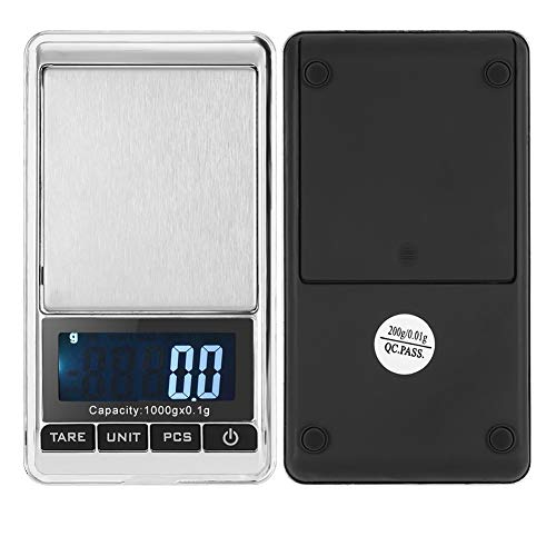 Balança digital, Balança de jóias, Balança digital portátil Mini balança eletrônica de precisão de j