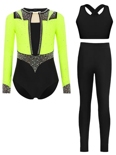 Tenue de gymnastique enfant fille TiaoBug qui ne glisse pas pendant la danse
