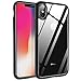 Syncwire Funda iPhone X - UltraRock Serie Carcasa para iPhone X con Protección Avanzada Ante Caídas y Tecnología de Cámara de Aire Protectora para iPhone X/10 (2017) - Color Negro Mate - 5.85 pulgadas