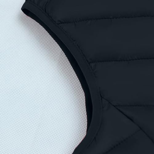 Cropped Puffer Vest Women Sleeveless Zip Up Winter Outerwear with Pockets - image 9