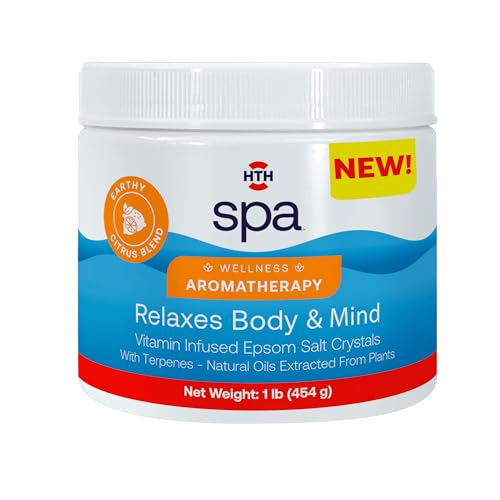 HTH Spa 86000 Wellness Aromatherapy Relaxes Body & Mind for Spas & Hot Tubs, 1lb