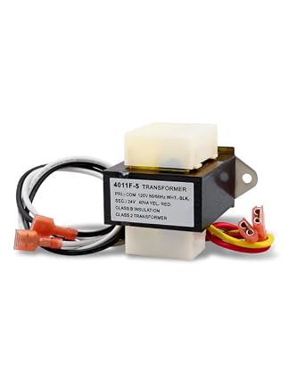24V 40VA Transformer Replacement Fit for R801P-MSA/MXA, R801S-MSA/MXA, R802P-MSA/MXA, R802T-MSA/MXA, R802V-MSA/MXA, HVAC Furnace Transformer, 46-24124-06