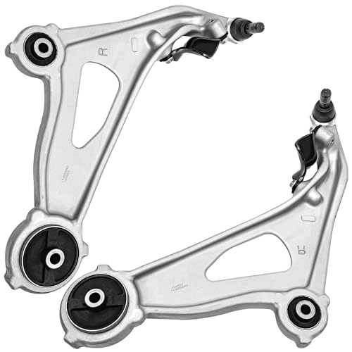Image of Detroit Axle - Front 6pc Control Arms Kit for 2013-2019 Nissan Pathfinder | INFINITI JX35 QX60, 2 Lower Control Arms w /Ball Joints 2 Sway Bar End Links 2 Outer Tie Rod Ends Replacement