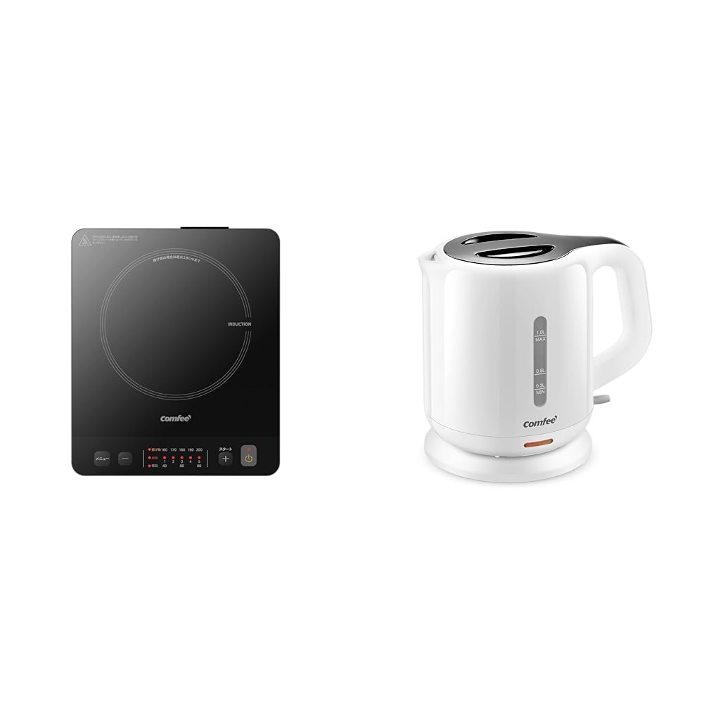 クッキングヒーターセット CIC-10GKBLA1+MK-08D03A 薄型 Amazon | 【セット買い】COMFEE' クッキングヒーター IH式 薄型 1000