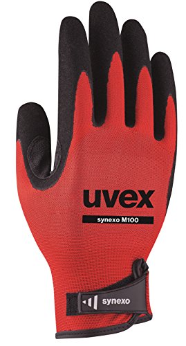 Preisvergleich Produktbild uvex Synexo M100 Mechanikerhandschuhe / Gepolsterter Handschuhe gemäß EN 388 / Arbeitshandschuhe für Arbeit, Garage, Hobbywerkstatt / Größe: 9
