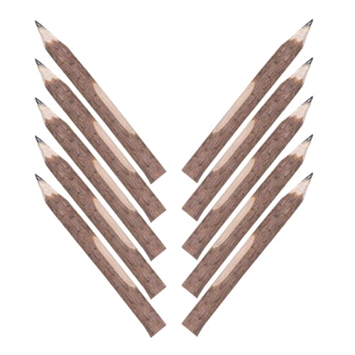 Lápices de madera naturales 13 cm paquete 10 piezas miniatura 1