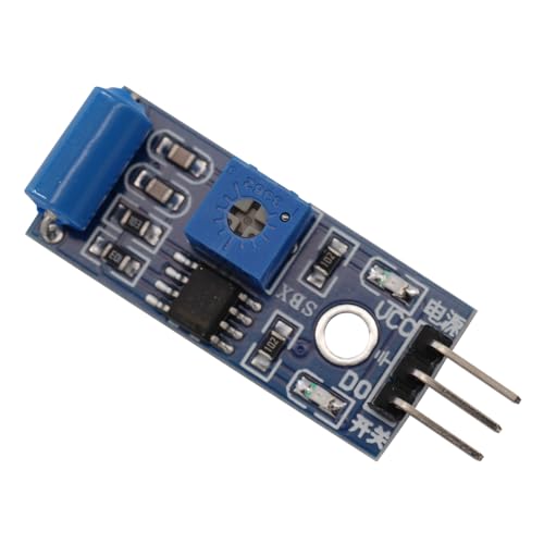 Heevhas SW-420 NC-Typ Vibrationssensor-Modul Vibrationsschalter Alarm-Sensor-Modul Schalter-Detektor für Arduino Smart Car (3 Stück)