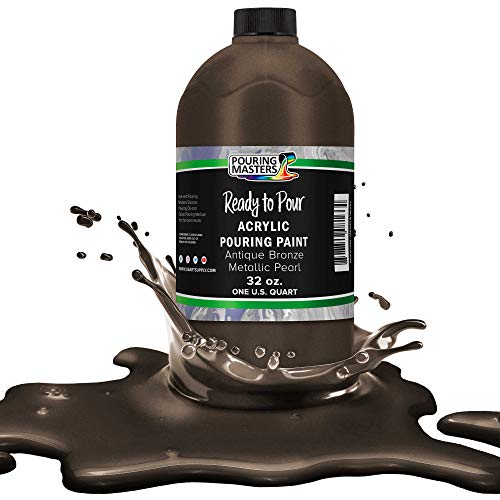 Pouring Masters Antique Bronze Metallic Pearl 32-oz Acrylic Pouring Paint