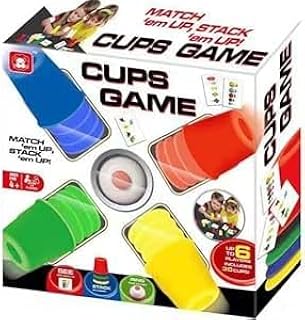 لعبة الكؤوس السريعة من Next Store، تتضمن 30 كوبًا و24 بطاقة، لعبة جماعية ممتعة وسريعة تصل حتى 6 لاعبين، مناسبة للأطفال من عمر 4 سنوات وأكثر، متوفرة على أمازون.
