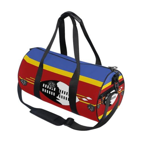 Bolsa de deporte ligera para evitar cargas pesadas, maleta redonda con bolsillo interior