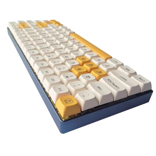 Honey Milk Keycaps, Uniform XDA Profile, PBT Material with Dye-Sub ...