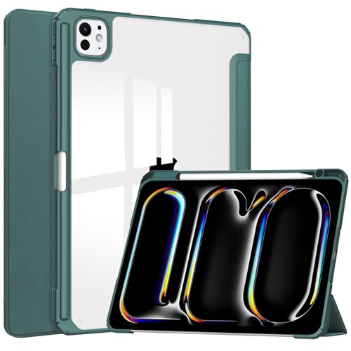 iPadケース 透明 iPad Pro 13.0 2024 ケース カバー Amazon.co.jp: 2024年発売 iPad Pro 13インチ ケース 背面クリア 透明