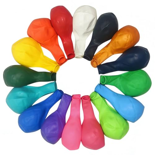 Image of 95 Pcs Rainbow Balloons 18 Inch Assorted Colors Latex Multicolor Bulk Balloon 16 Kinds Colorful Large Balloons for Birthday Wedding Baby Shower Anniversaries Store Party Decorations