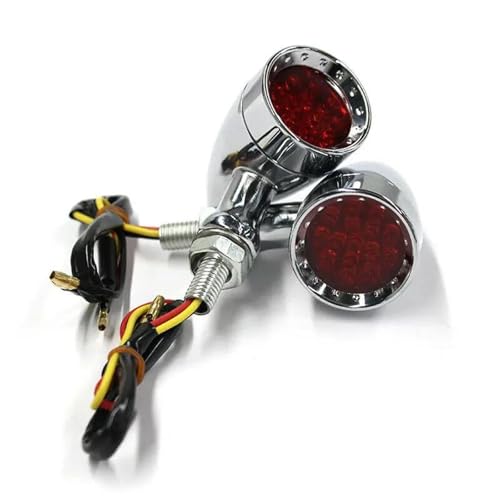 Luz de freno para motocicleta Hyosung con bombillas de advertencia trasera roja