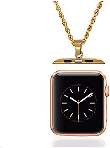 Vobara Magnetic Pocket Watch with Chain for Apple Watch Accessory fits Series 3 (Gold-Tone Magnet, 42mm)