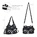 Angel Kiss Purses for Women Small Hobo Crossbody Bags Multi-Pocket Vegan Leather Hobo Handbags Tote Bag with Crossbody Strap