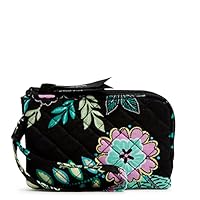 Vera Bradley Damen Doppelreißverschluss, RFID-Schutz Ausweishülle, Island Garden – recycelte Baumwolle