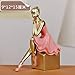 Produktbild Mini Dancer Figurine, Rosa Ruhenden Ballet Girl Statue, Handgefertigte Hübsche Skulptur Sammelbare, Vintage Abstrakte Kunst Statuette Dekoration Schmuck Für Wohnzimmer Schlafzimmer Büro Schreibtisc