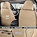 Coverado Seat Covers, Car Seat Covers Front Seats, Beige Car Seat Cover, Waterproof Car Seat Covers, Car Seat Cushion, Front Car Seat Covers Leatherette Car Seat Protector Universal Fit Most Cars