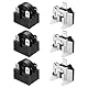 QUARKZMAN 3 Set PTC Kühlschrank Starter Relais 4.7 Ohm 3 Pin Und 1/2HP Gefrierschrank Überlastschutz Für Kühlschrank Kompressor