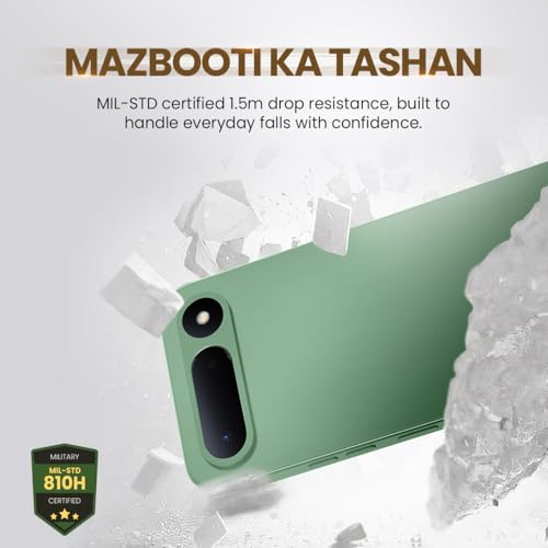 Image of Spark 50 5G (Mint Green, 6GB+128GB) | 6500mAh Battery + 45W Fast Charger | Upto 18GB* RAM | MIL-STD 810H Protection | Fastest 8X Network Speed* with URSP | 120Hz Smooth Display | AI Flash Snap