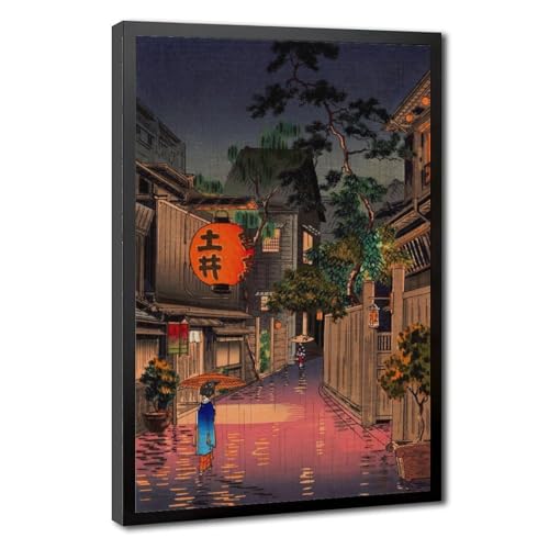 Toile Evening at Ushigome Tsuchiya Koitsu une invitation au voyage depuis votre salon