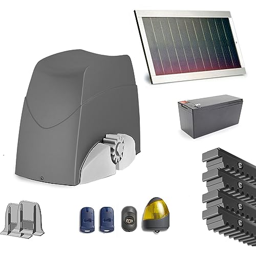 Kit motor puerta corredera por energía solar