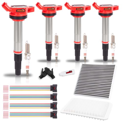 Ignition Coil Pack, Spark Plugs, Connector, Engine/Cabin Air Filter Kits
