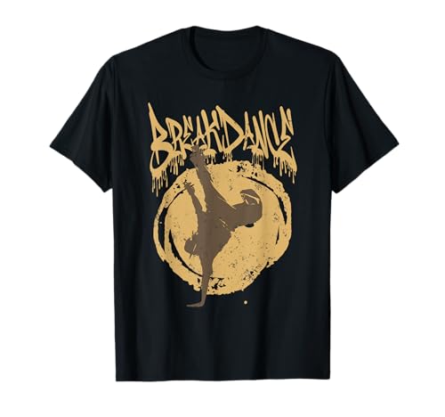 Breakdance Tänzer Retro Hip-Hop Street Dance T-Shirt