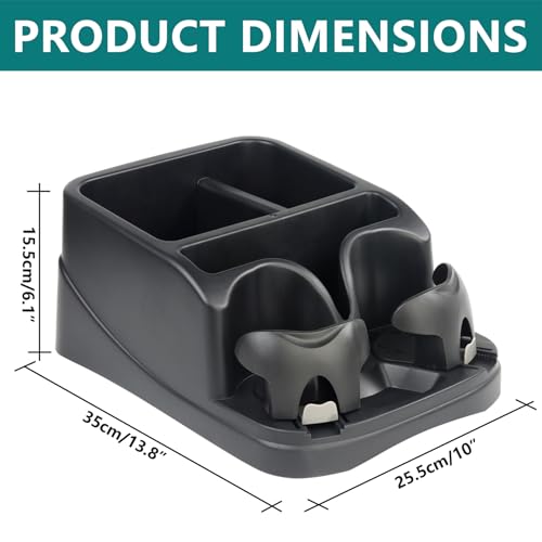 Porte-gobelet de camion PP et console centrale multifonctionnel auto - 3