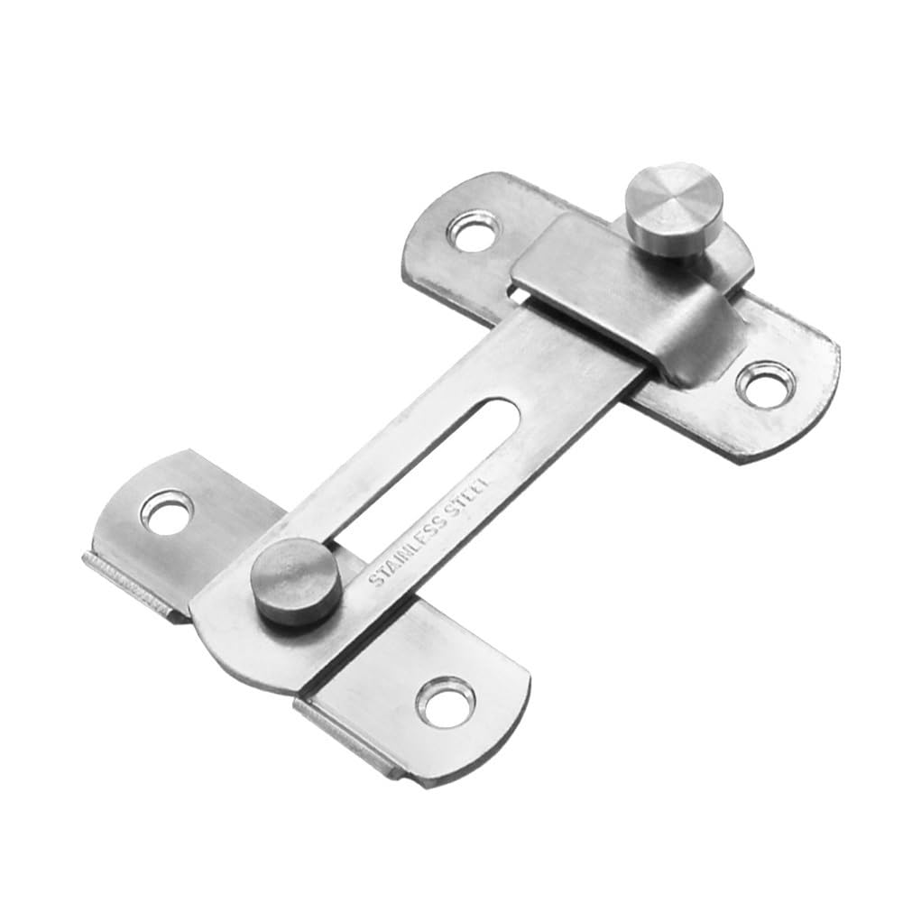 Lkfjnhepf 70X50mm Door Chain Latch Lock Anti-Theft Hotel Door Bolt Chain Kids Safety Security Home Buckle Guard Hardware Accessories(70X50mm)