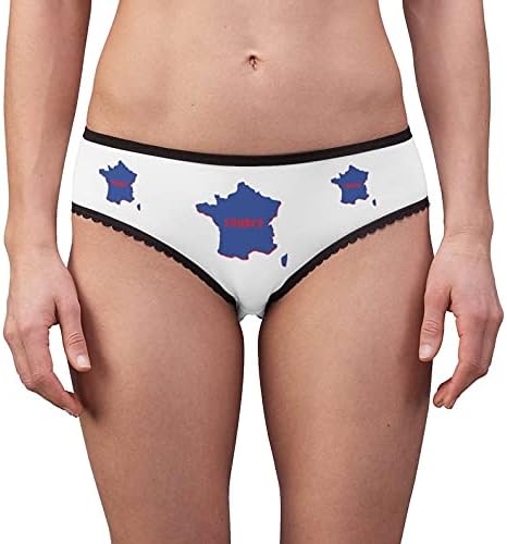 SpreadPassion France Travel Panties, France Travel Underwear, Briefs, Cotton Briefs, Funny Underwear, Panties For Women