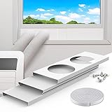 Air Jade Dual Hose Portable Air Conditioner Window Seal Kit, 5' Diameter AC Window Vent Kit for Dual Hose Portable Air Conditioner with 5' Diameter Vent Hose