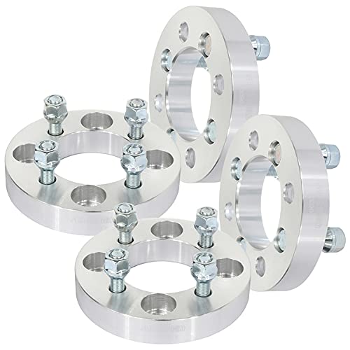 SCITOO 1 inch 4 Lug 4x108 to 4x100 Wheel Adapters 12x1.5 Studs Bore 78.1mm Wheel Adapter for 1981-1990 for Escort 2011-2019 for Fiesta 2000-2011 for Focus Wheel Spacers 4Pcs