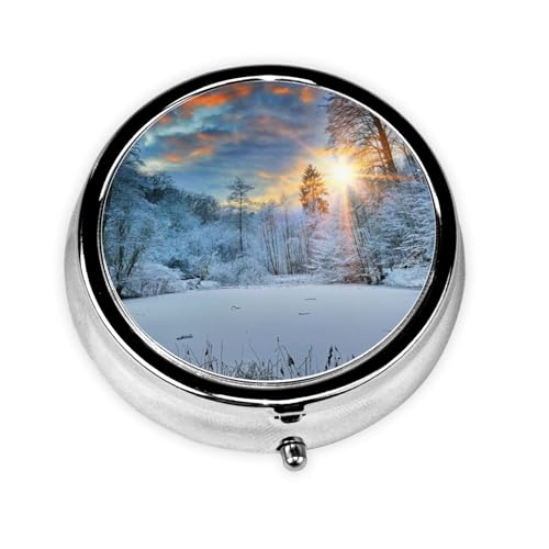 Winter Sunrise Sunset Landscape Print �s���{�b�N�X 3�R���p�[�g�����g ���^ �s���P�[�X �~���[�s���I�[�K�i�C�U�[ �A�E�g�h�A ���s �|�P�b�g �p�[�X