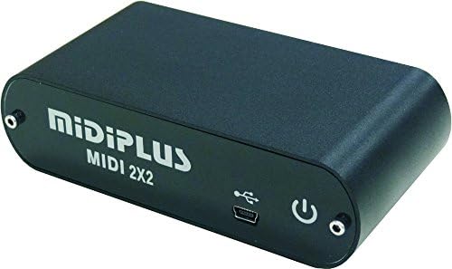 Midiplus MIDI 2x2 USB MIDI interface,Black