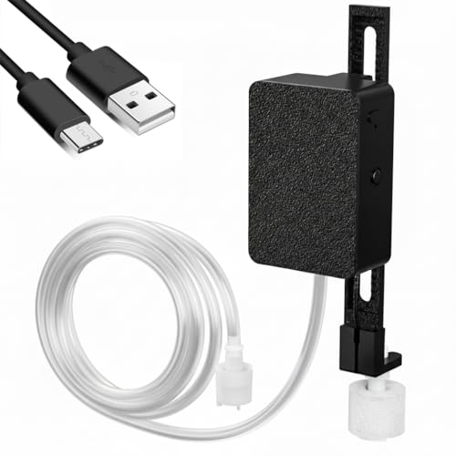 Auto Top Off System with Float Sensor, Preset Drain/Refill Function, Auto Start/Stop, Water Level Controller Kit with 6.5ft Tube for Garden/Tank/Pond/Aquarium/Statuary/Hydroponics, Outdoor/Indoor