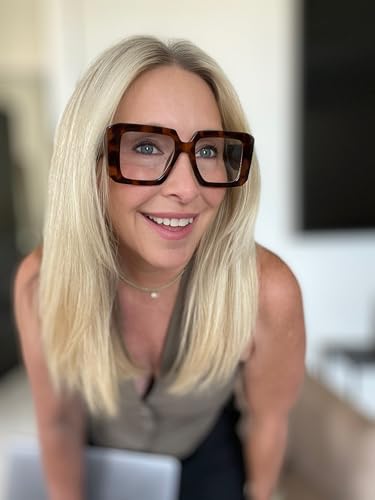 Image of miyya Blue Light Blocking Glasses for Women, Blue Light Glasses for Women Oversized Fashion Glasses