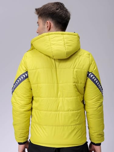 Image of The Indian Garage Co Men Slim Fit Mix & Match Puffer Jackets