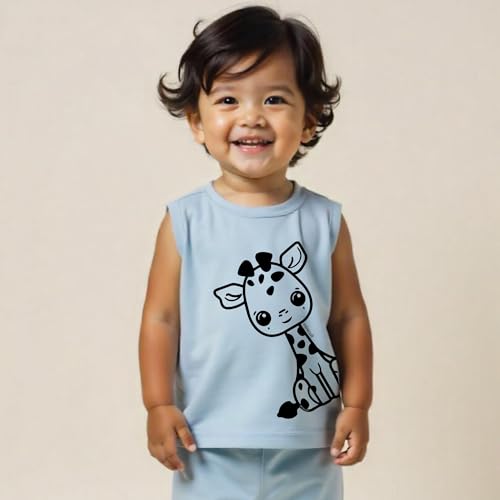 Image of minicult kids Kids Cotton Shorts and Matching Tshirt Coord clothing set with Cute Prints Clothing Set (200gsm Cotton Fabric)(pack of 2)
