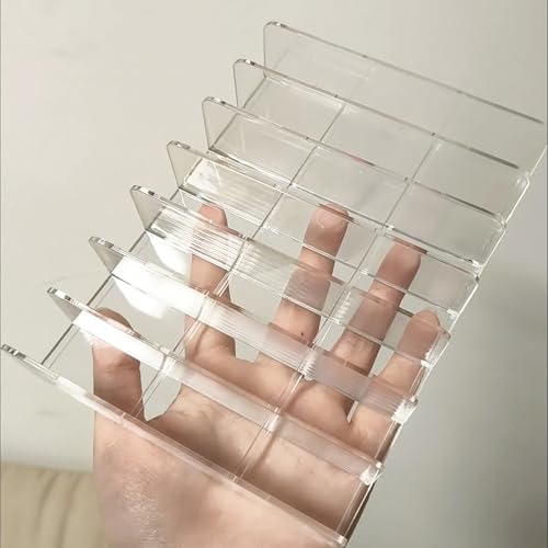 ArrErr Organizador universal para múltiples dispositivos, con 14 ranuras, acrílico, transparente, para iPhone, portátil, disco duro externo, fundas de teléfono, unidad externa de CD/DVD - imagen 3