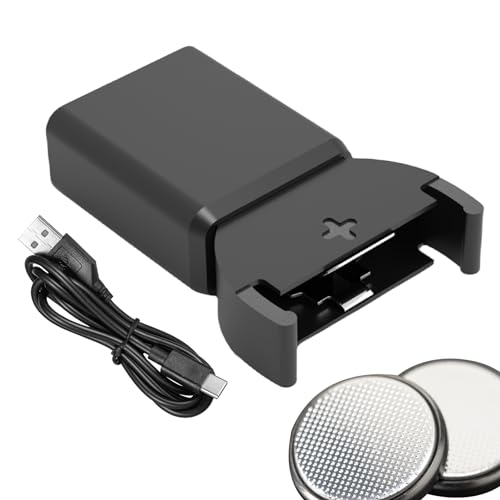 Caricabatterie ricaricabile, Caricabatterie bottone con indicatore LED, Funzione di ricarica rapida, Tecnologia di rilevamento intelligente, Caricabatterie universale per pile bottone per batterie