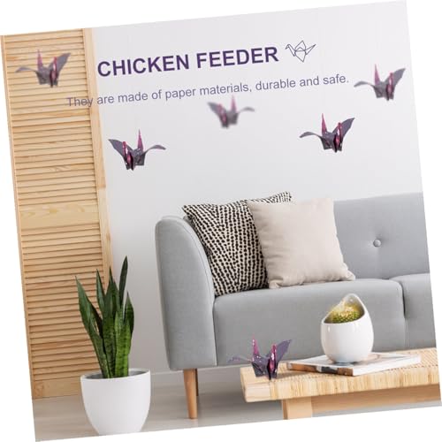 UPKOCH 120枚 加厚正方形両面プリント折り紙 向け手芸紙 桜と日風花柄入り 手作り遊びやパーティー飾りに