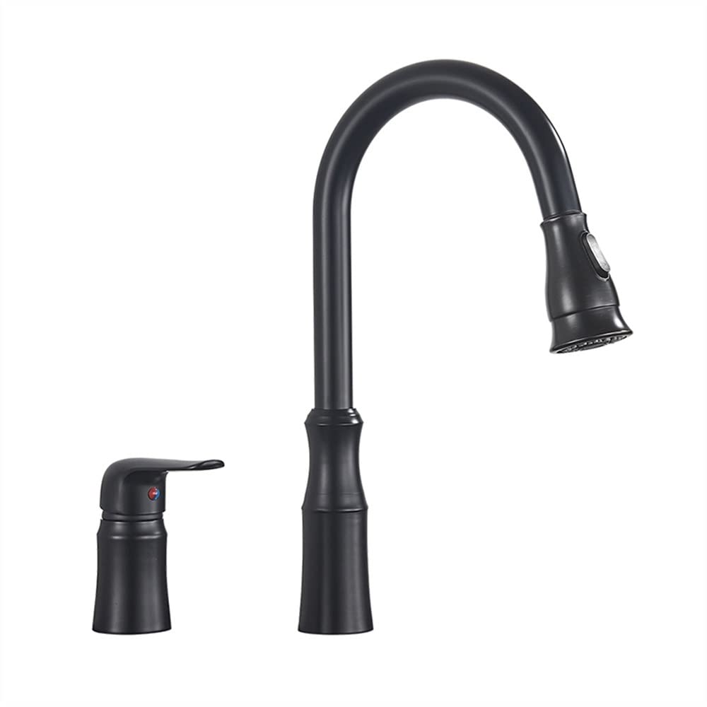 Grifo de cocina flexible con mezclador monomando y caño extraíble elegante