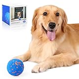Zizimoko Smart Interactive Dog Toys,Vibrating Dog Ball,Electric Dog Chew Toys for Medium and Large Dogs,Chew-Proof Shell,Automatic Moving/Bouncing/Rotating, E-TPU Material,Ip68 Waterproof