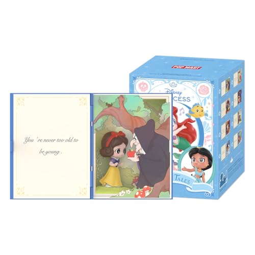 POP MART Disney Princess's Fairy Tales Series Scene Sets de Acción Popular Figura Coleccionable y Adorable Juguete Artístico Regalo Creativo 1PC