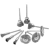 Photo Gallery faculx 9pcs spazzola per trapano di fissaggio filo ruota tazza pennello trapano set per rimozione vernice e pulizia ruggine Photo Gallery faculx 9pcs spazzola per trapano di fissaggio filo ruota tazza pennello trapano set per rimozione vernice e pulizia ruggine