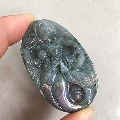 ラブラドライト　ピンクフラッシュ Amazon.co.jp: 1pc 天然宝石ピンクフラッシュラブラドライト石手彫り